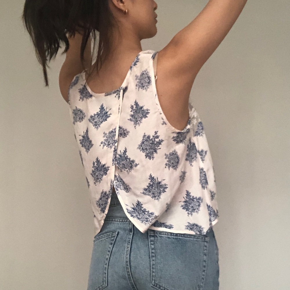 Crop Top with Open Back